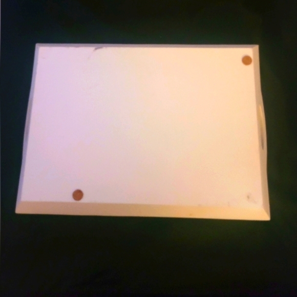 Serving Tray Wooden white boho chic crackle grape clusters white purple green - Picture 2 of 4